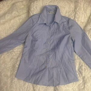 Small blue business shirt
